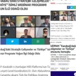 TUDPAM Başkan Yardımcısı Kaşlılar, Konkret Azerbaycan’a Görüşlerini Bildirdi