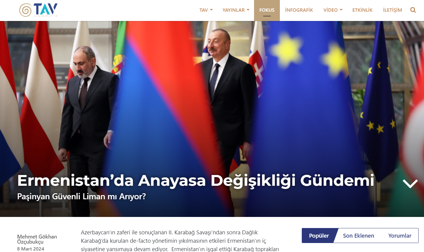 TUDPAM Uzmanı Özçubukçu’nun Analizi Türkiye Araştırmaları Vakfı’nda Yayınlandı