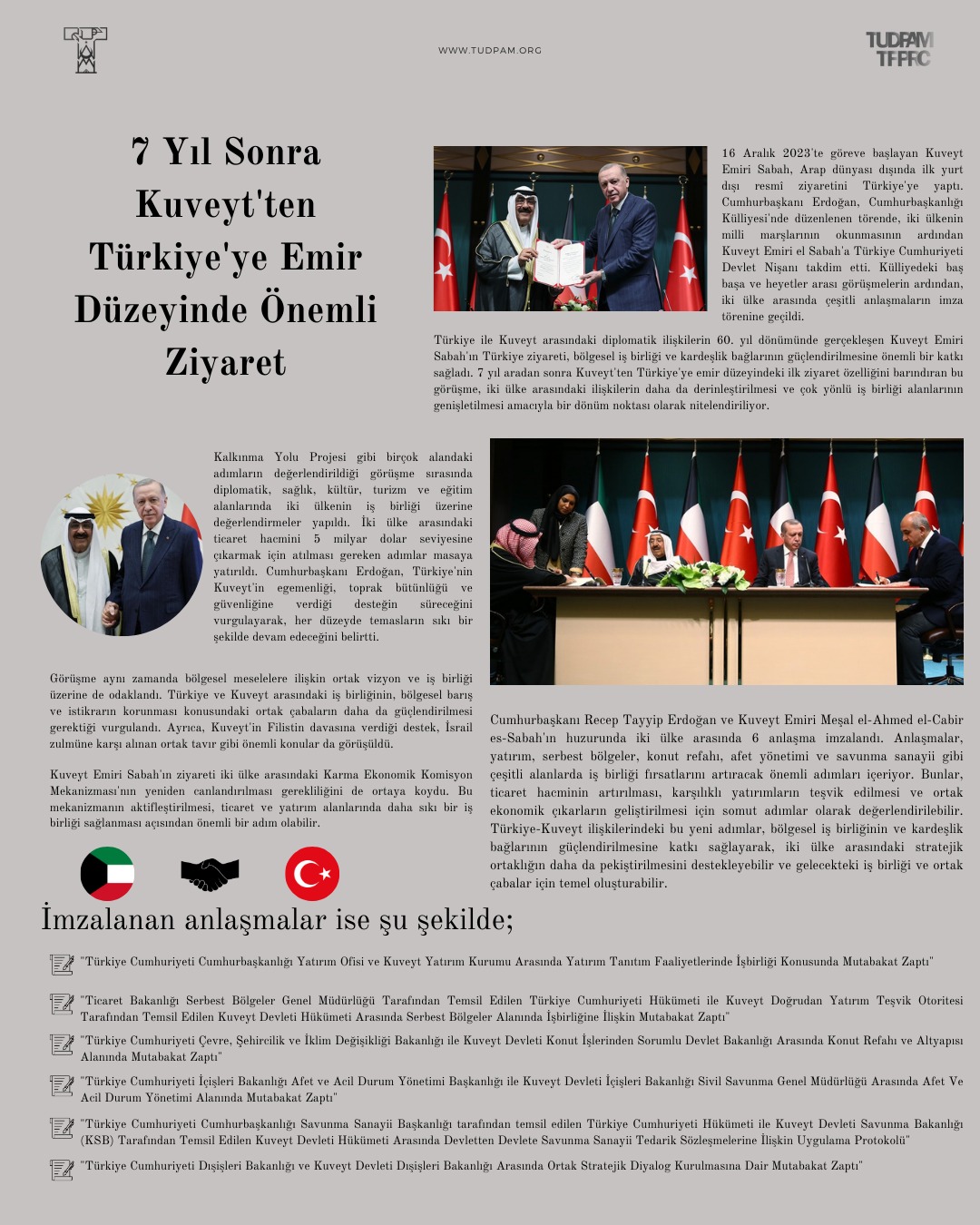İnfografik | Kuveyt’ten Türkiye’ye Önemli Ziyaret