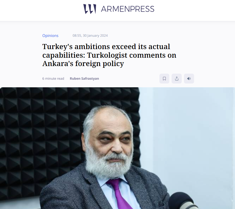 Propaganda Tespit | Türkolog Ruben Safrastyan’ın Ermeni Basınına Verdiği Röportaj Üzerine