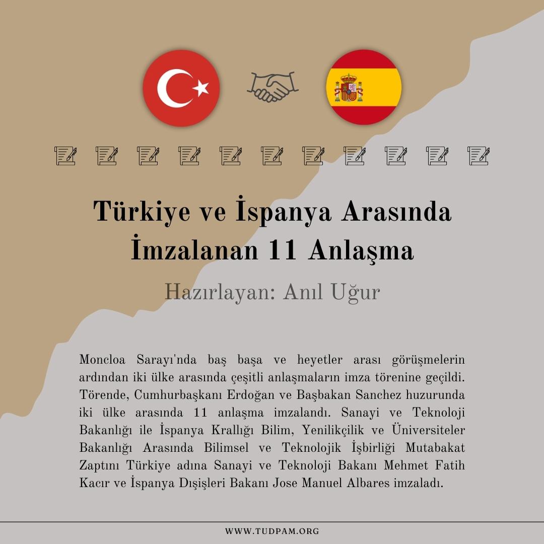 İnfografik | Türkiye ile İspanya Arasında İmzalanan Anlaşmalar