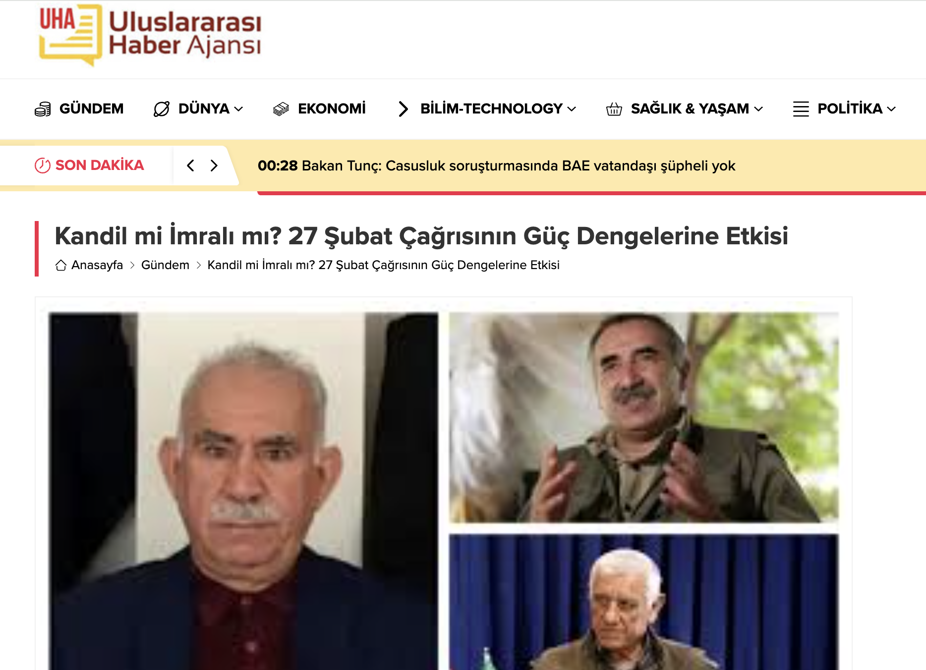 TUDPAM’ın Söyleşisi Basında Geniş Yankı Uyandırdı