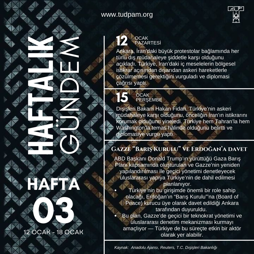 Haftalık Gündem-2026 3.Hafta