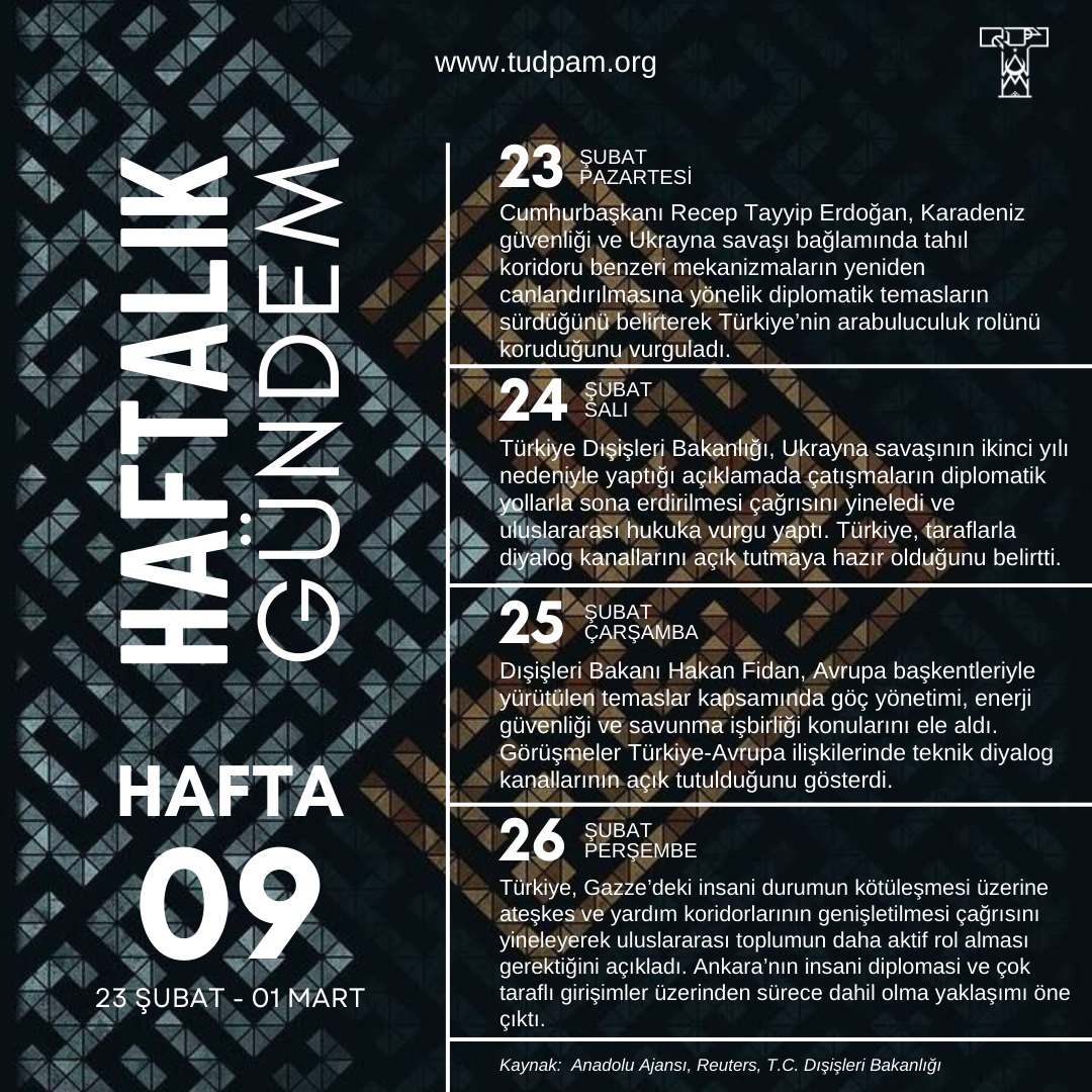 Haftalık Gündem-2026 9.Hafta