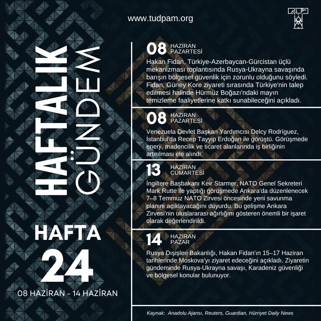 Haftalık Gündem-2026 24.Hafta