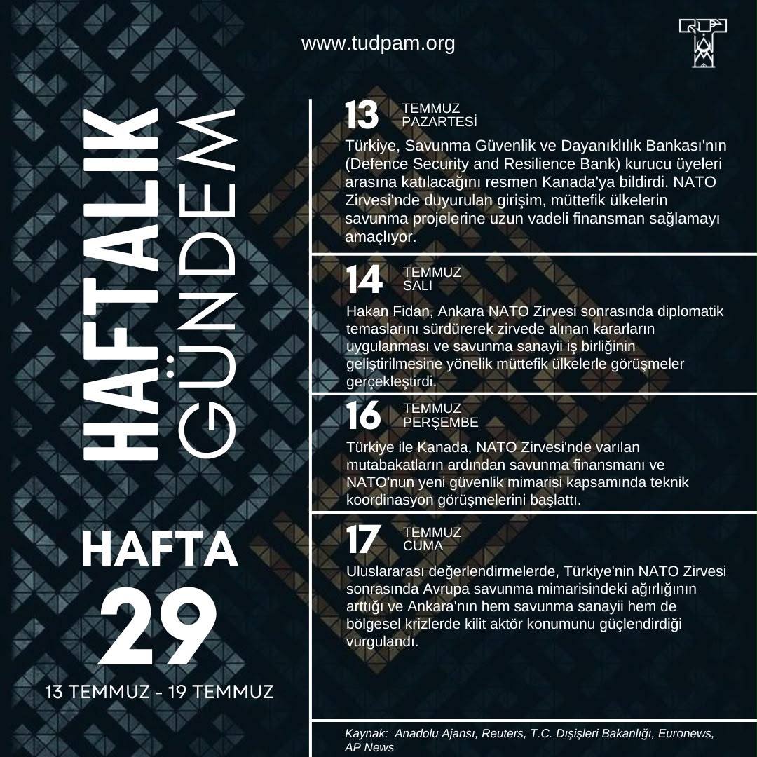 Haftalık Gündem-2026 29.Hafta