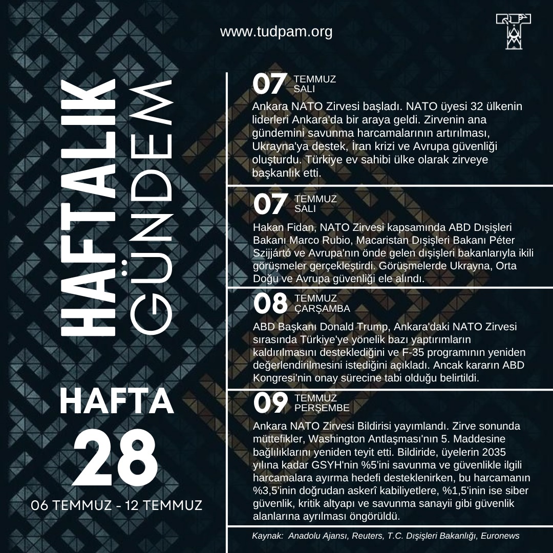 Haftalık Gündem-2026 28.Hafta
