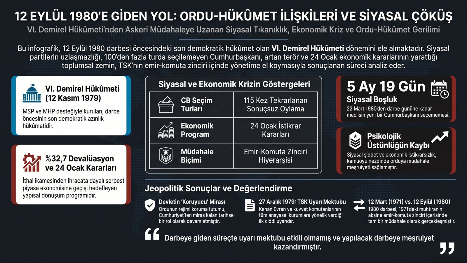 İnfografik | 12 Eylül Darbesi ve Türkiye