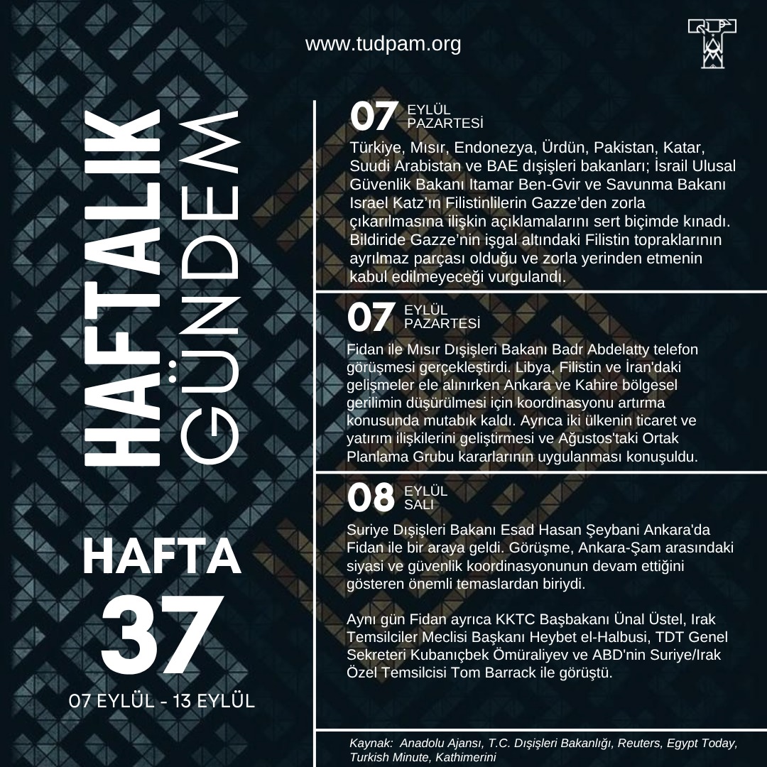 Haftalık Gündem-2026 37.Hafta