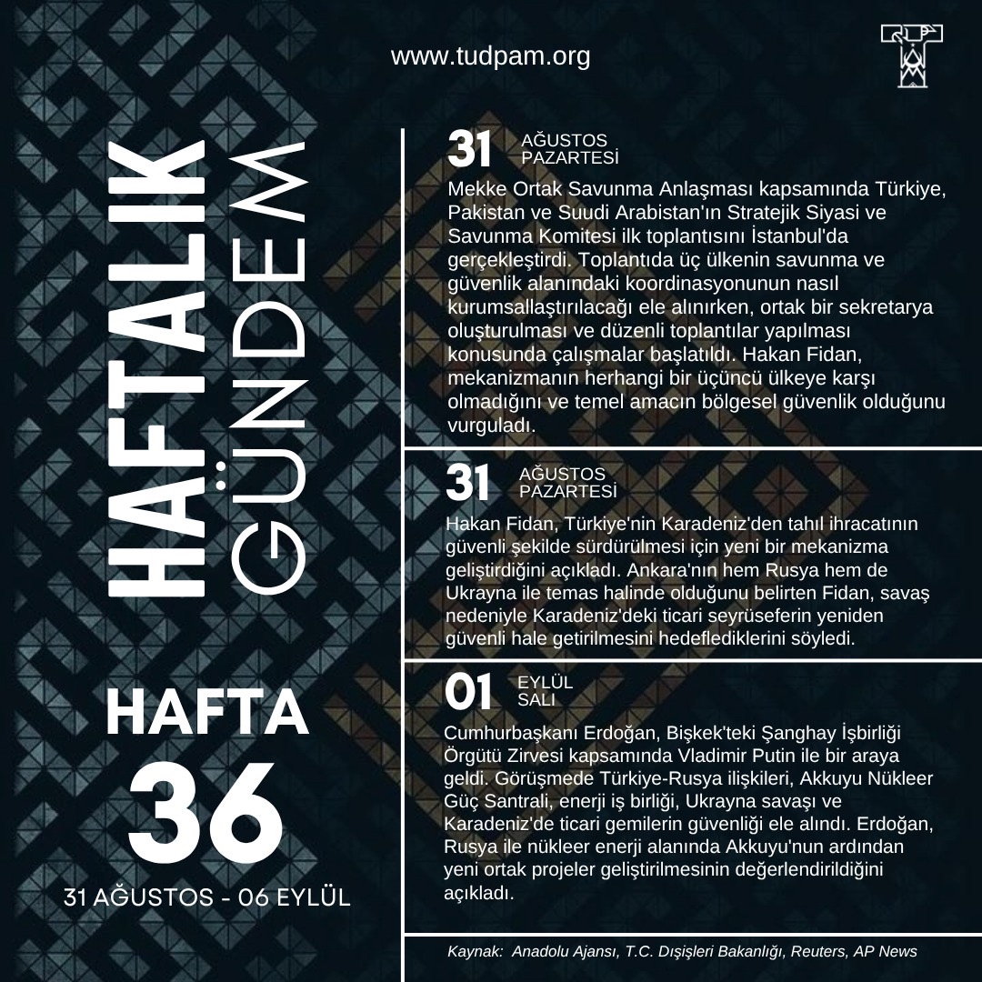 Haftalık Gündem-2026 36.Hafta