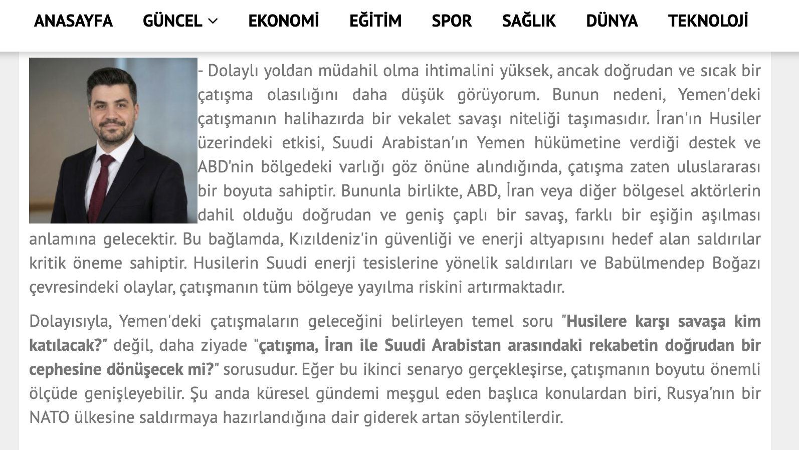 TUDPAM Başkanı Yeltin’in Verdiği Röportaj Ulusal Basında Geniş İlgi Gördü